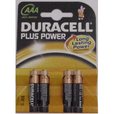 BATERIJA Duracell Plus Power (alkalna) AAA 4/1